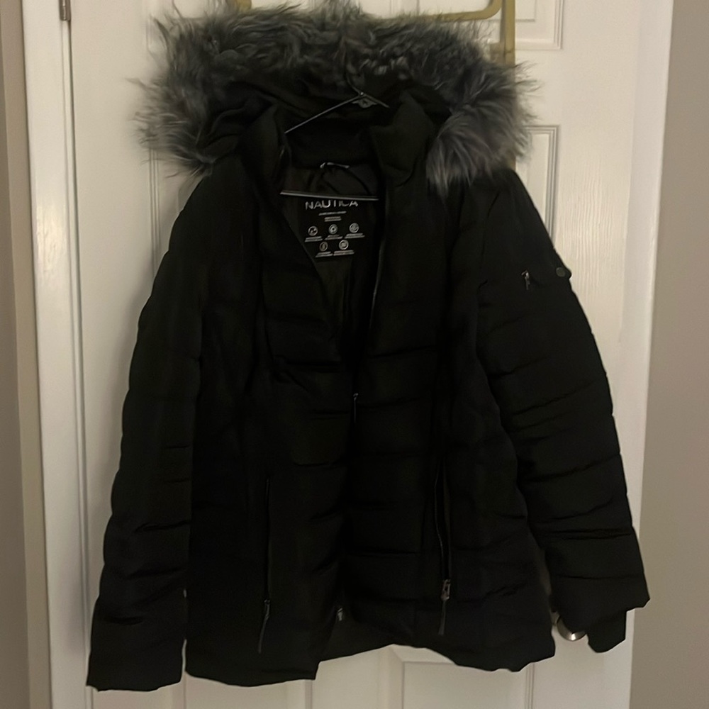 Extra extra large Nautica water resistant black winter coat